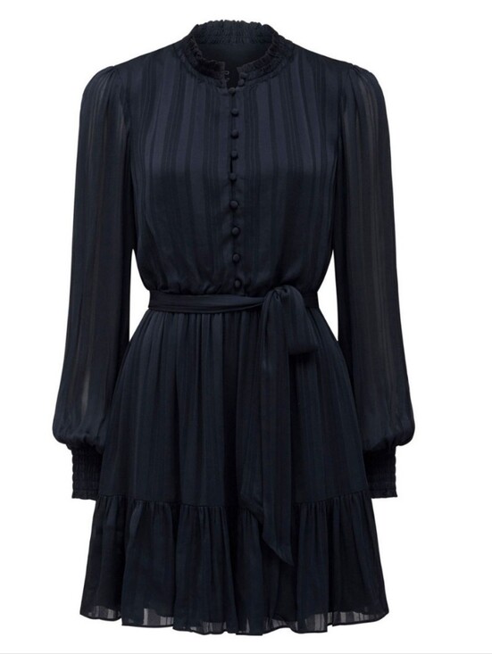 Ever New Dresses & Skirts - EVERNEW l US 8 (M) Winona High Neck Viscose Mini Dress l navy blue